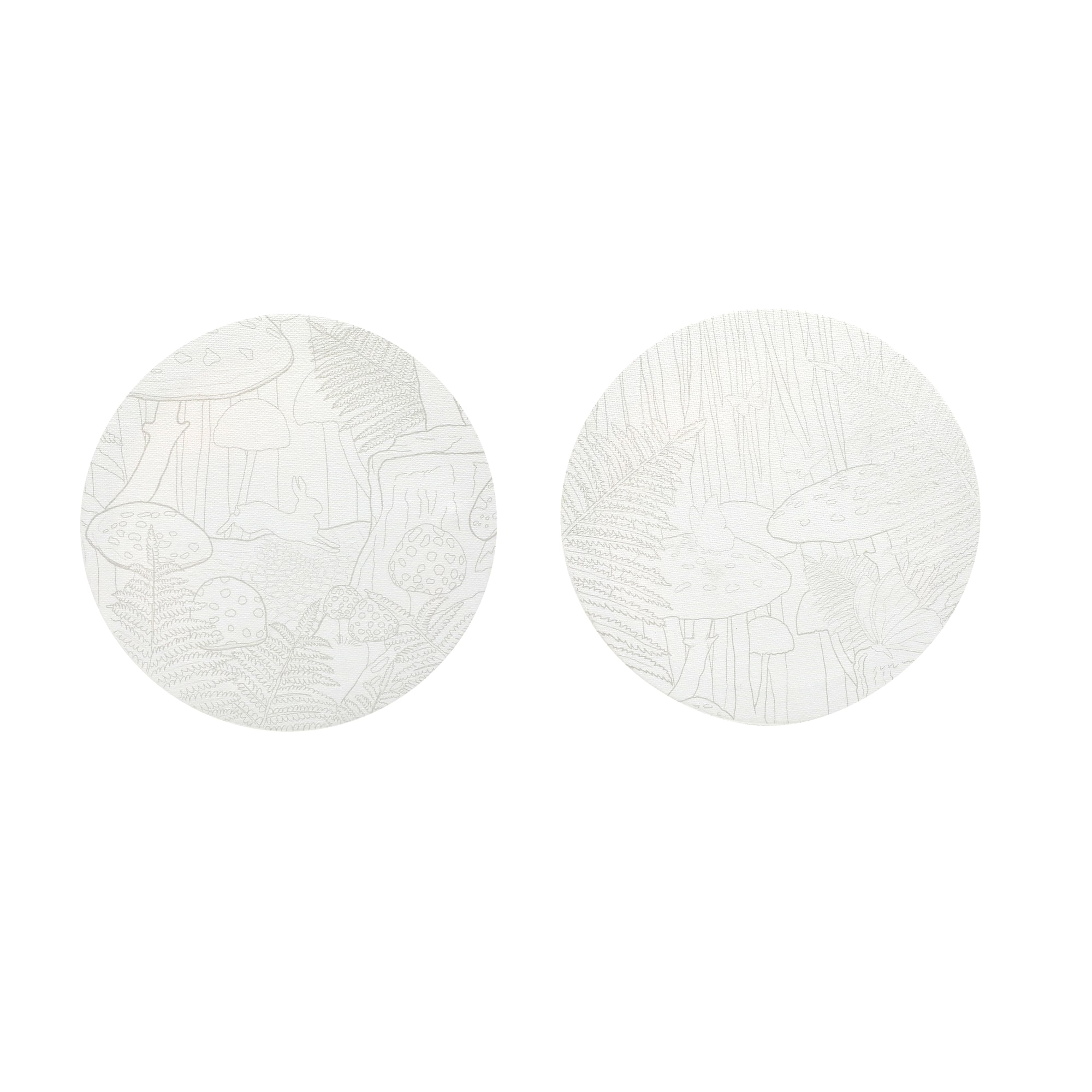 Forest Round Canvas Painting Kit by Craft Smart®